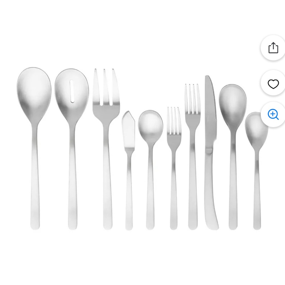 NWT Thyme and Table 55-Piece Flatware Set